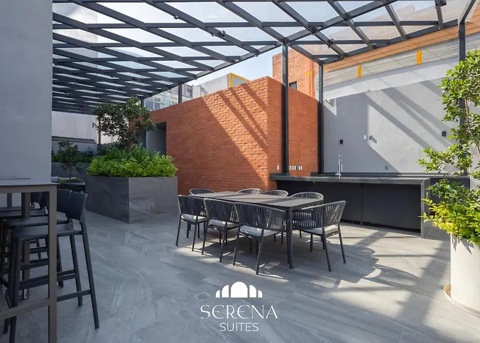 Upscale With Skyview Pool In Condesa Apartment